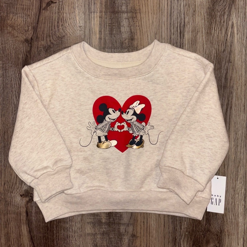 NEW W/Tags Baby Girl Minnie Mouse Sweatshirt